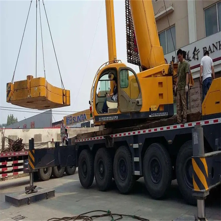 山城当地吊车出租|机器吊装|75吨|工厂搬迁服务